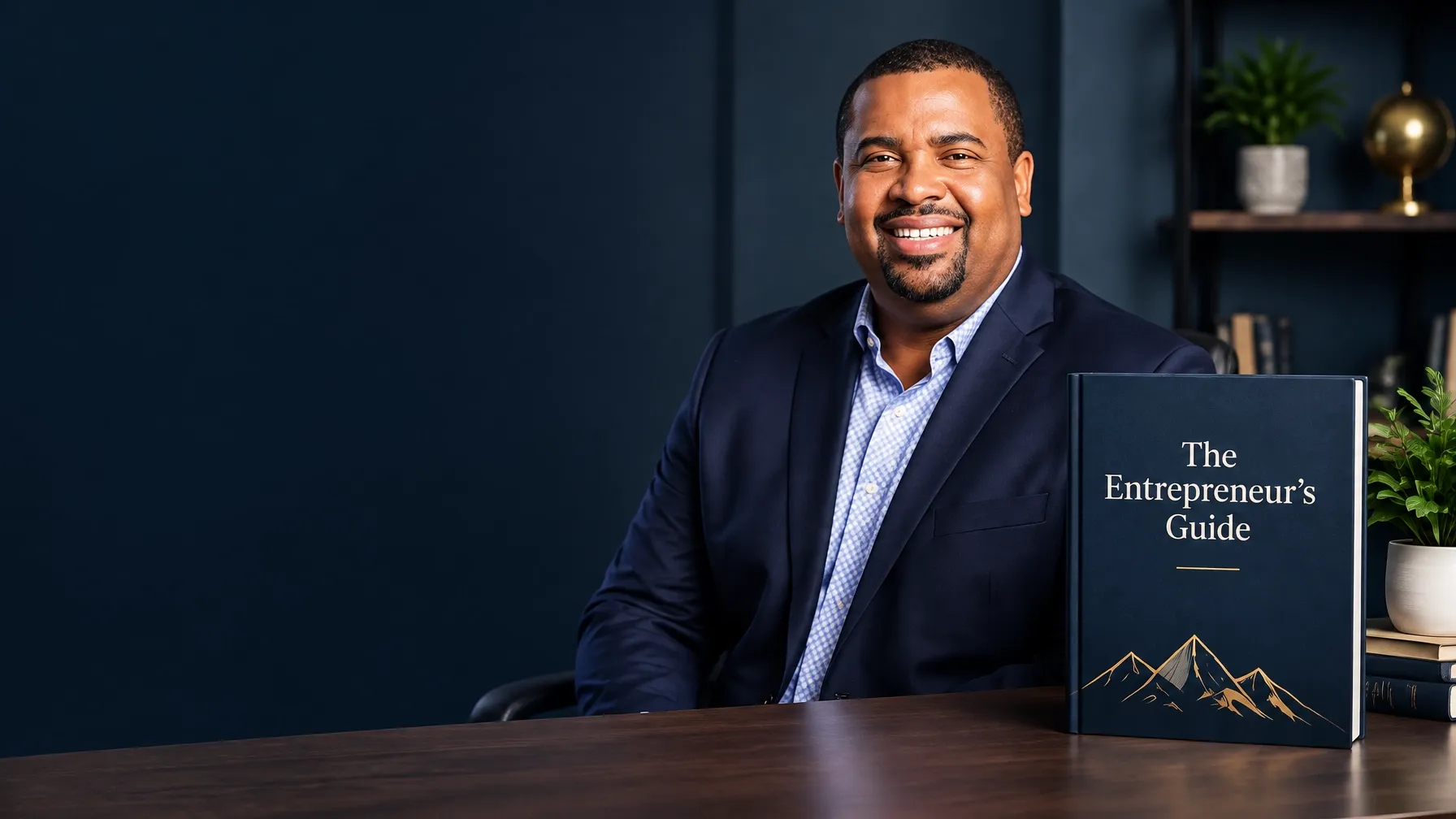 Kevin D. Williams, founder of Stephen Capital Digital, in a professional office